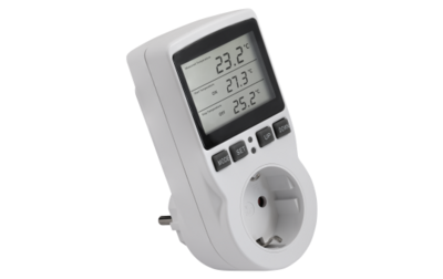 Stopcontact Thermostaat -40°C tot +120°C Externe-voeler Digitaal