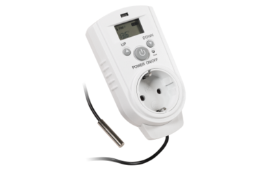 Stopcontact Thermostaat +5°C tot +30°C  Externe voeler Digitaal