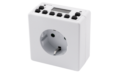 2-pack - Tijdschakelaar 12/24 u timer - 3680W Digitaal