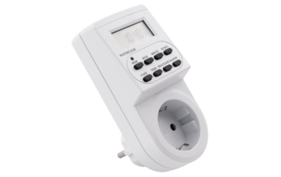 2-Pack - Tijdschakelaar 24uur-instelbaar -230V- Digitaal