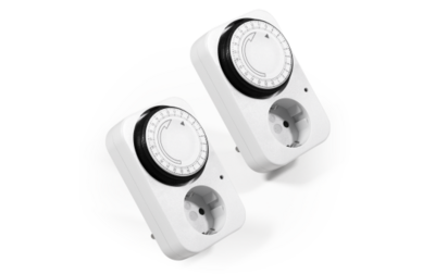 2-Pack - Tijdschakelaar 24uur-instelbaar -230V- Analoog