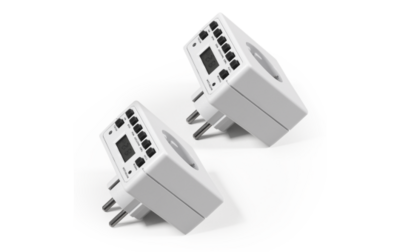 2-pack - Tijdschakelaar 12/24 u timer - 3680W Digitaal