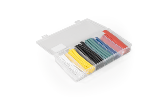 Krimpkous assortiment - 100-delig - meerkleurig - 100 mm