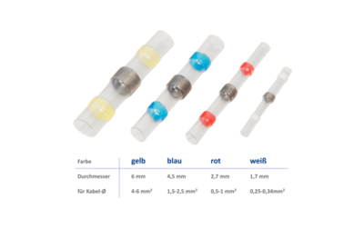 Soldeerhulzen assortimentsbox - 150 stuks