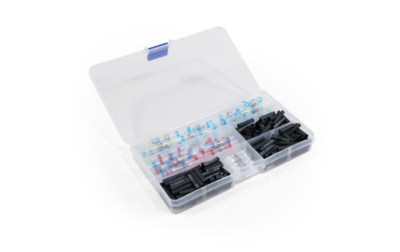 Soldeerhulzen en krimpkousen assortimentsbox - 300 stuks