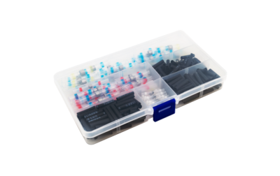 Soldeerhulzen en krimpkousen assortimentsbox - 300 stuks