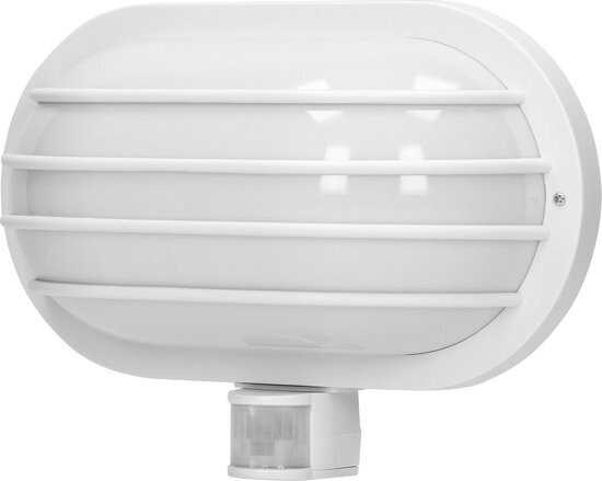 Muurlamp IP44  Bewegingsmelder 60W-1600 lm -E27 Wit