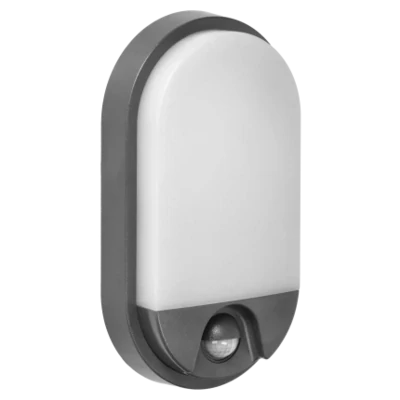 Wandlamp IP54 Bewegingsmelder 4000K - 1100lm 15W Antraciet