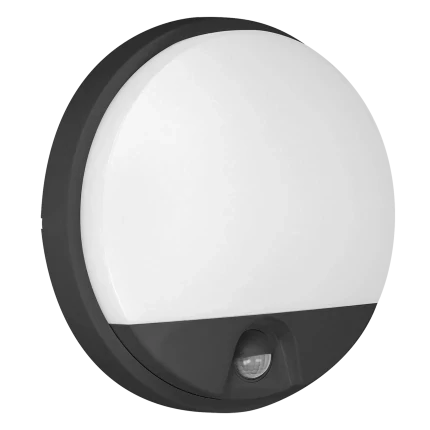 Buitenlamp IP54 Bewegingssensor 4000K - 800lm Zwart