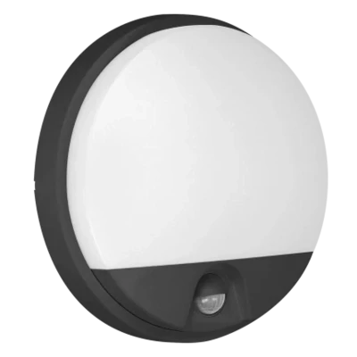 Buitenlamp IP54 Bewegingssensor 4000K - 800lm Zwart