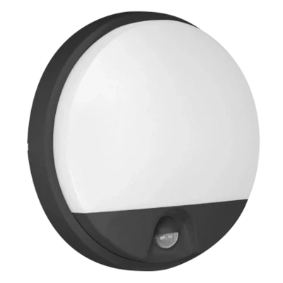 Buitenlamp IP54 Bewegingsmelder 4000K - 1100lm 15W Zwart