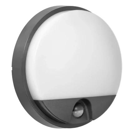 Buitenlamp IP54 Bewegingsmelder 4000K - 1100lm 15W Antraciet