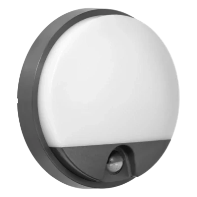 Buitenlamp IP54 Bewegingsmelder 4000K - 1100lm 15W Antraciet