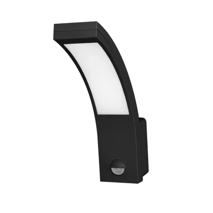Tuinlamp IP54 Bewegingsmelder 4000K - 800lm 10W Zwart
