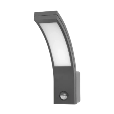 Tuinlamp IP54 Bewegingsmelder 4000K - 800lm 10W Antraciet