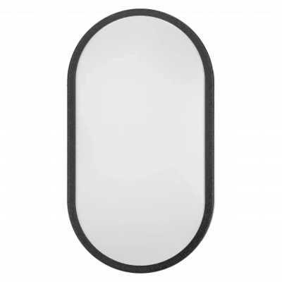 Wandlamp IP54 4000K - 800lm 10W Zwart