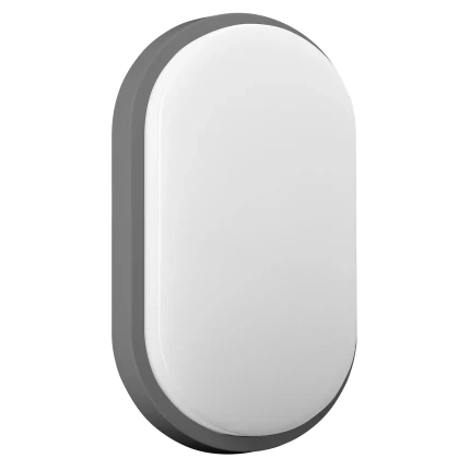 Wandlamp IP54 4000K - 1100lm 15W Antraciet