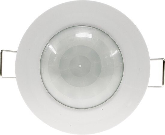 Inbouw Bewegingsmelder voor binnen met detectiehoek 360° - Bewegingssensor IP20 - Bewegingsdetector tot 1200 Watt - Wit