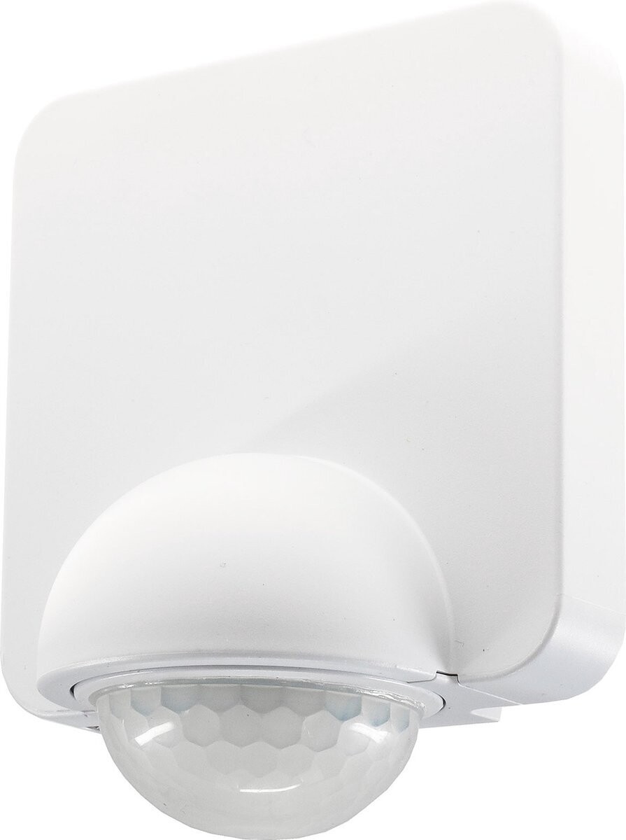 PIR bewegingssensor binnen en buiten IP65 - Bewegingsmelder opbouw muur - Motion sensor 360° - Doorgangsmelder tot 600 W - Zwart