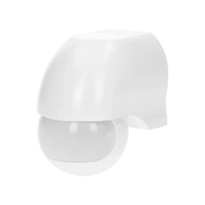 Bewegingsmelder - 180 ° Detectie - IP44 - Wit