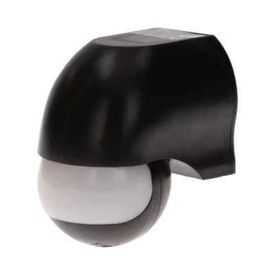 Bewegingsmelder - 180 ° Detectie - IP44 - Zwart
