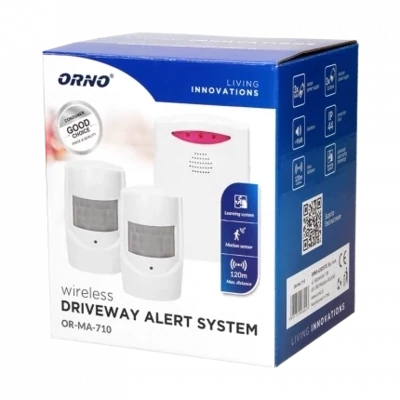 Draadloze Bewegingsmelder  - 2 stuks alarm