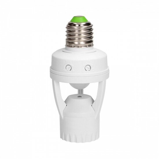 E27 Lamphouder bewegingsmelder - IP20 - 360 ° Detectie