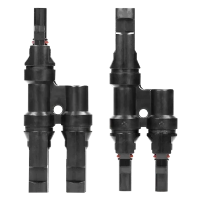 MC4 T-splitter - Voor zonnepanelen - Set 1x FF-M + 1x MM-F -