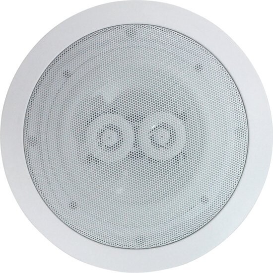 e-audio ronde plafondluidspreker met dubbele offset-tweeters