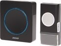 OPERA DC Draadloze deurbel met 1 ontvanger - Werkt op batterijen - Optische indicatie - Instelbaar Volume/36 Melodieën - IP44
