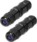 Kabelverbinder &quot;Micro&quot; professionele kwaliteit - 2 Stuks - IP68 - 450Vac, 10A Max. - Stekker 2-polig - Max. 1.0mm² (Lasdoos/Kabeldoos/Kabelmof)