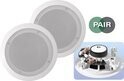 E-Audio B410A Professionele inbouw/plafondspeaker set met richtbare tweeter 16,5 cm 8 Ohm 120 Watt
