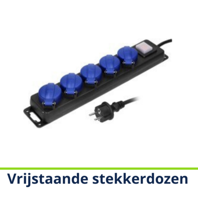 Vrijstaande Stekkerdozen