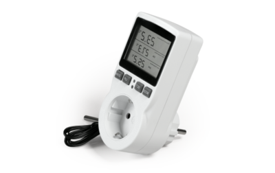 Stopcontact Thermostaat -40°C tot +120°C Externe-voeler Digitaal