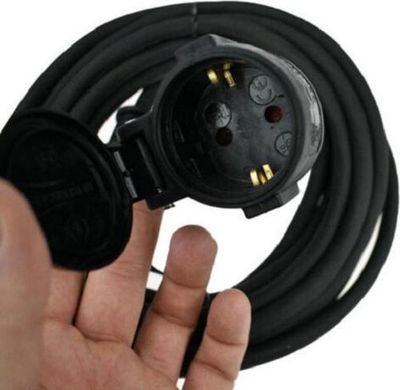 -5 Meter-  Neopreen Kabel Met Deksel 3x1,5mm²