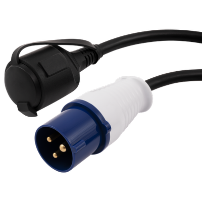 -0.35 Meter- CEE-(F)SCHUKO VerloopKabel 3x2,5 mm²