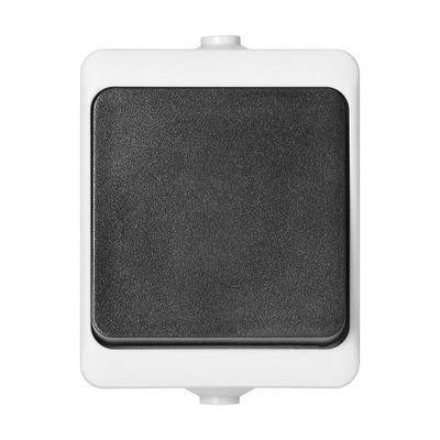 Opbouw  IP54 Schakelaar - Lichtschakelaar - Wit/Antraciet