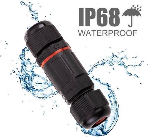 Waterdicht - IP68 - 230Vac, 16A - Stekker 3-polig - Max. 1,5mm²