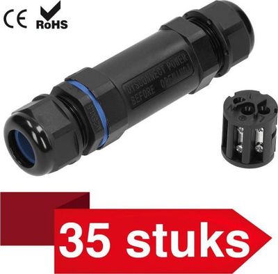 35 Stuks Cable Connector IP65, 3x6mm2, 450V/30A,