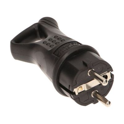 Stroomstekker Rubber - IP44 Afdichting en oog