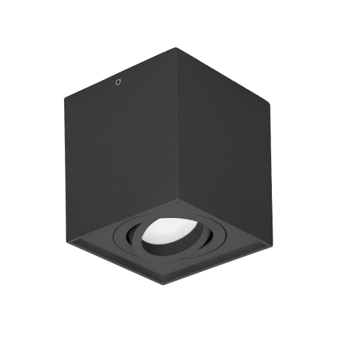 Opbouwspot - Downlight Richtbaar GU10-Zwart-Aluminium
