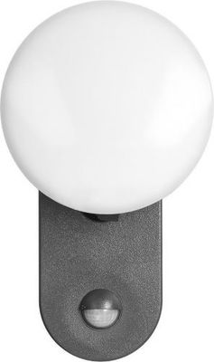 Wandlamp IP65 Bewegingsmelder 4000K - 1100lm 15W Antraciet