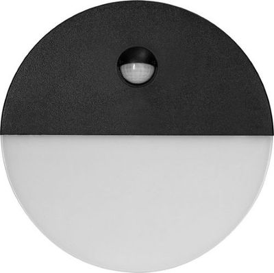 Buitenlamp  IP65 Bewegingssensor 4000K - 600 lm  10W Zwart