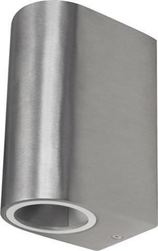 LED Wandspot up/down-verlichting IP44   2xGU10 35W RVS