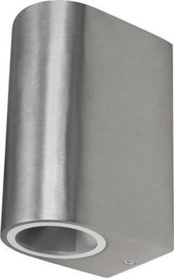 LED Wandspot up/down-verlichting IP44   2xGU10 35W RVS