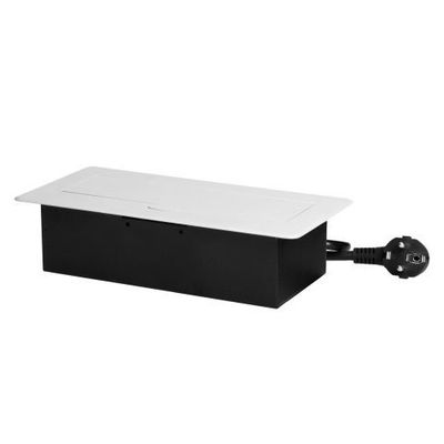3 stopcontacten, 1.5 meter kabel Wit