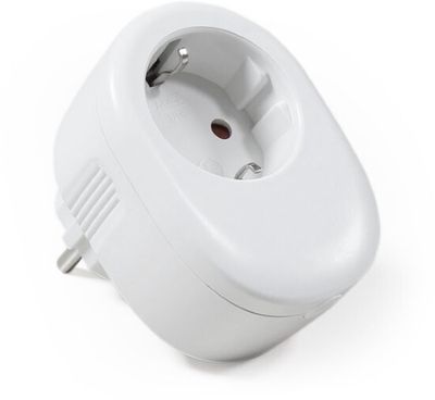 WiFi - Doorvoerstekker 1x Schuko Randaarde Wit