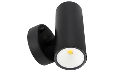 Wandspot - IP44 2x4W Up/Down verlichting 3000K-480lm Zwart