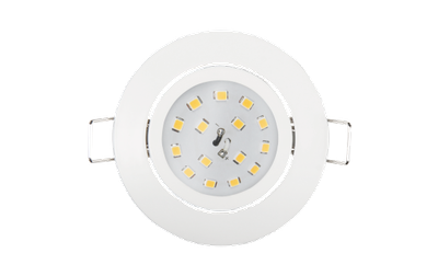 Inbouwspots LED IP20 Ø82MM 4000K - 400 lm -Wit