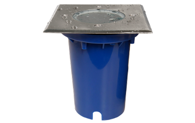 Inbouw-spot  GU10 120x120x125mm met 2 ingangen